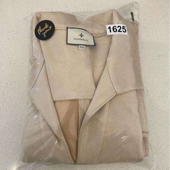 Tuckernuck Bone Suede Margot Stand Collar Blouse - Picture 6 of 6